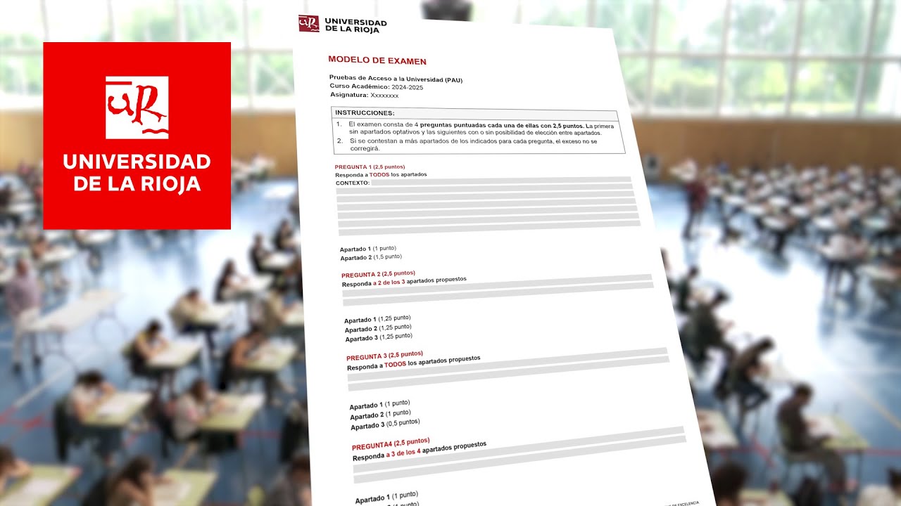 Nueva prueba de acceso a la Universidad (PAU)