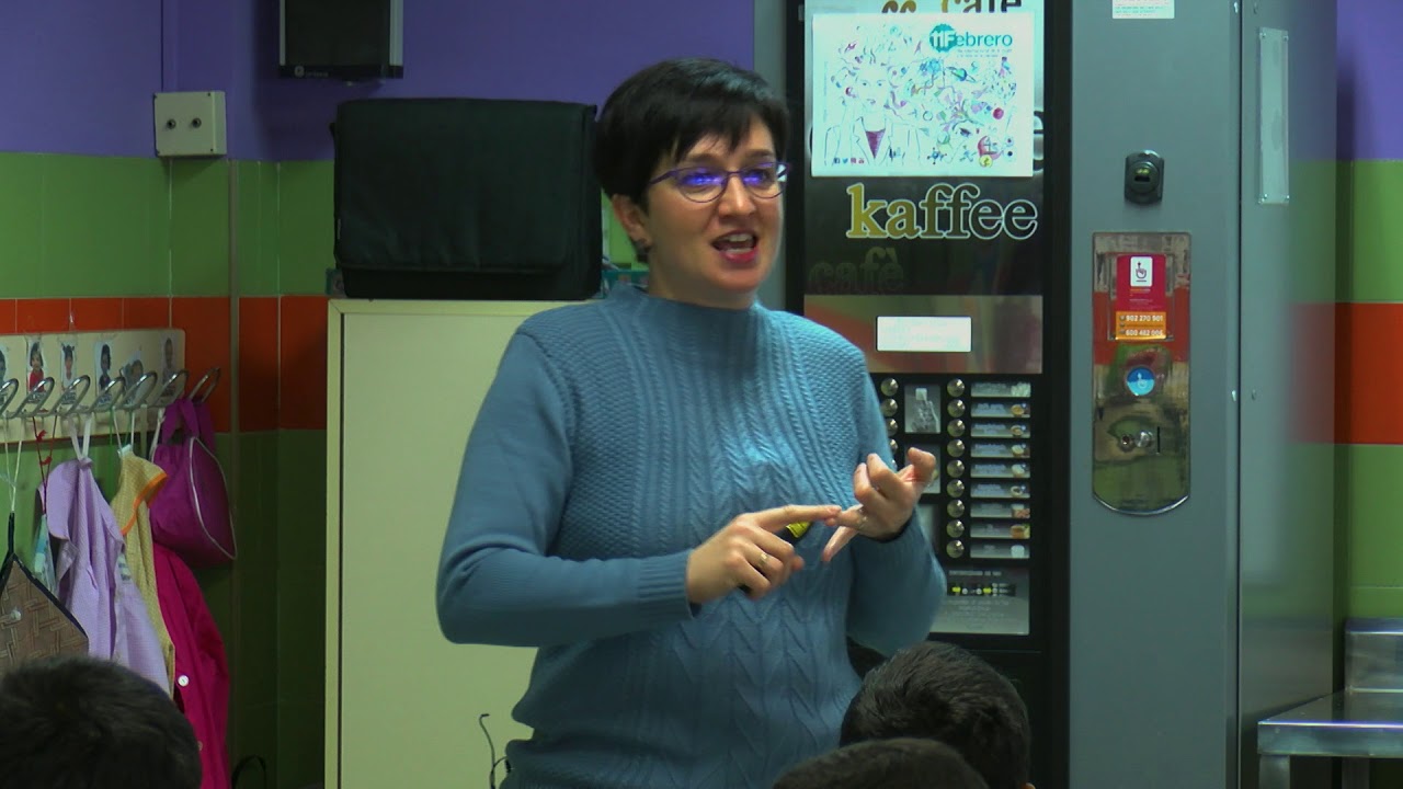 Charla del Día de la Mujer y la Niña en la Ciencia 2019 en el Colegio Espartero de Logroño